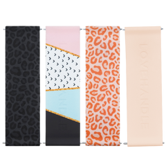 PRO Strap Bundle - Black Leopard, Kaleidoscope, Nude Leopard, Vanilla Cream