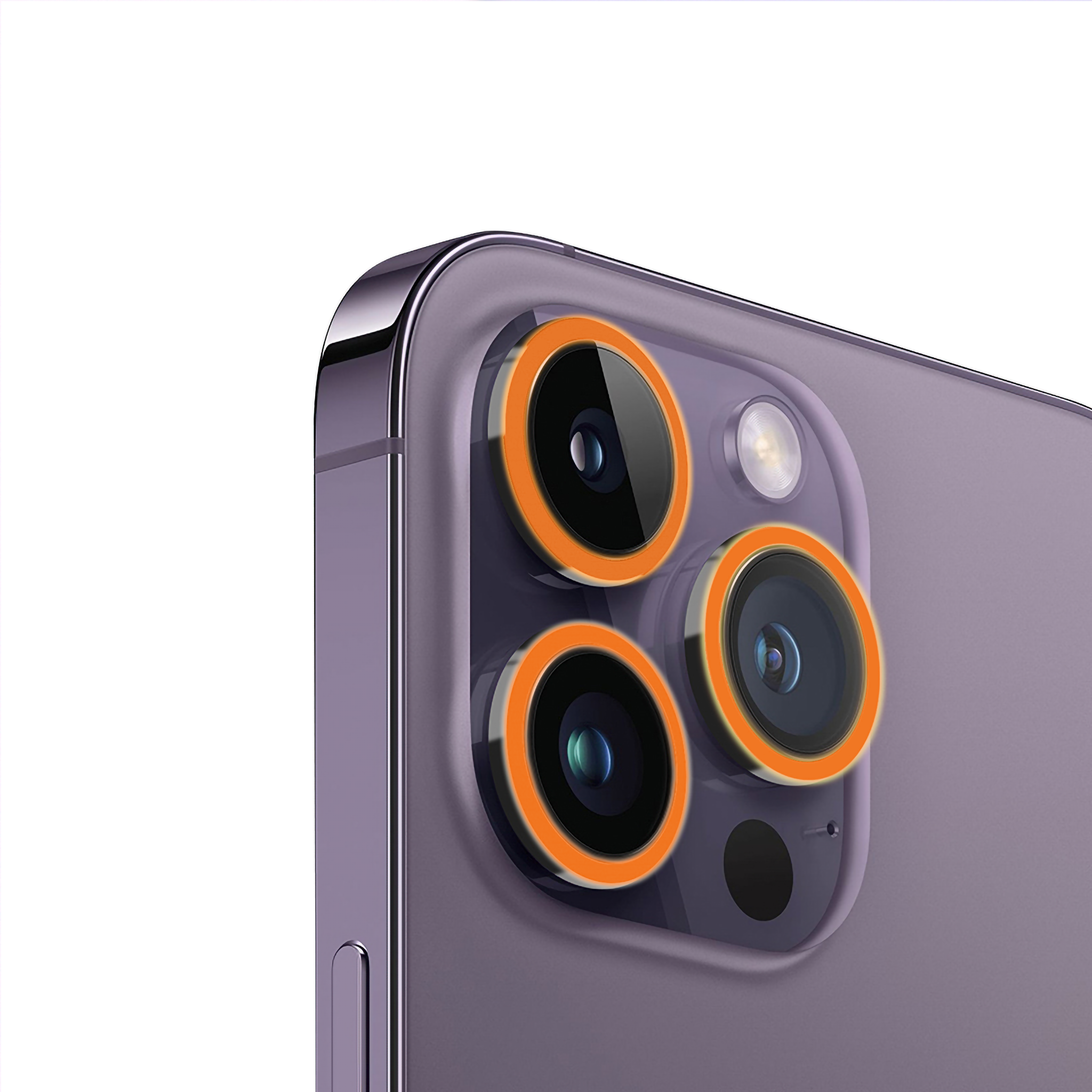 Camera Lens Protector - Glow Orange