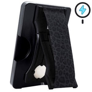 Paquete de billetera PRO para MagSafe: leopardo negro