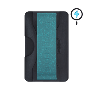 Total Package - PRO Wallet for MagSafe - Blue Agate Glitter