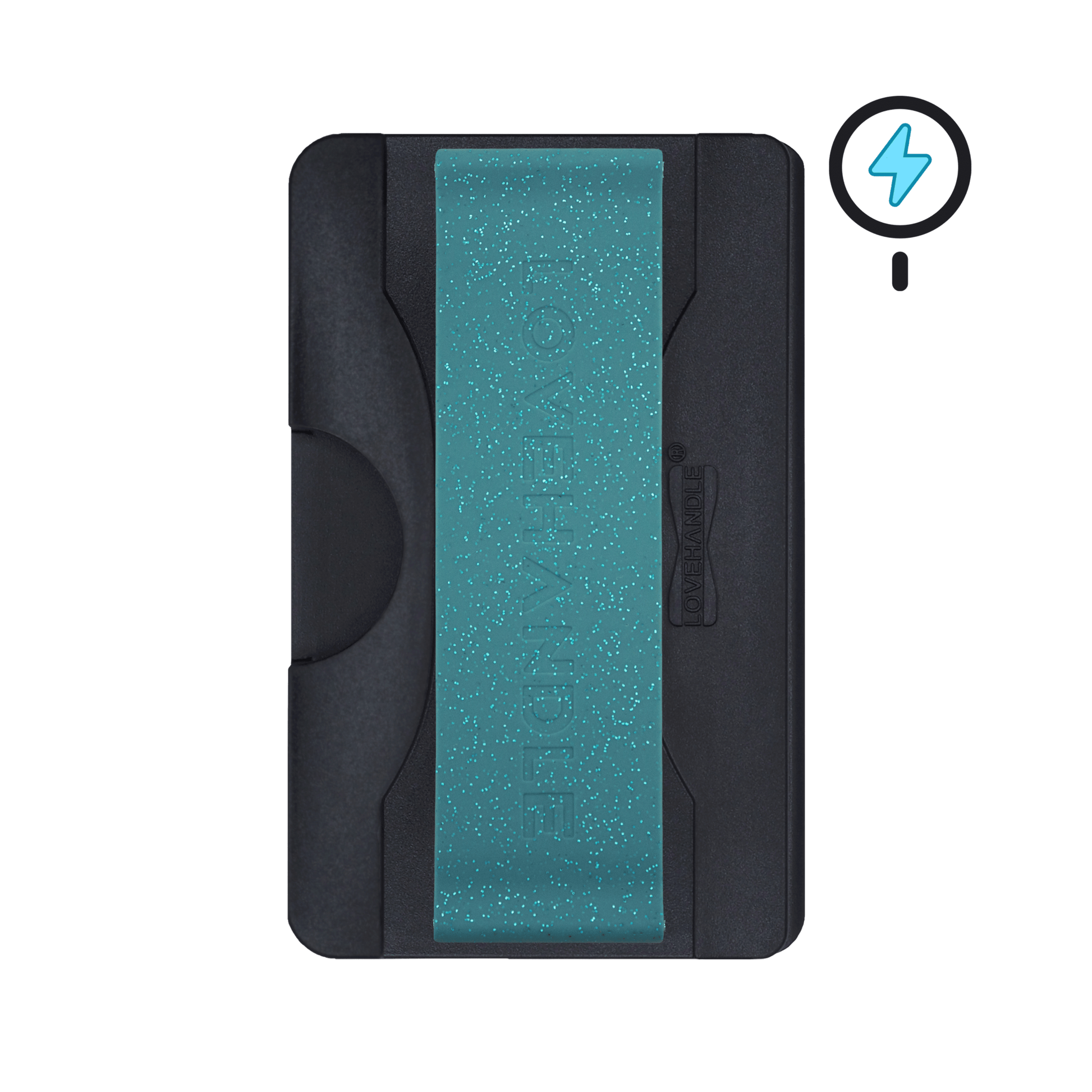 Total Package - PRO Wallet for MagSafe - Blue Agate Glitter