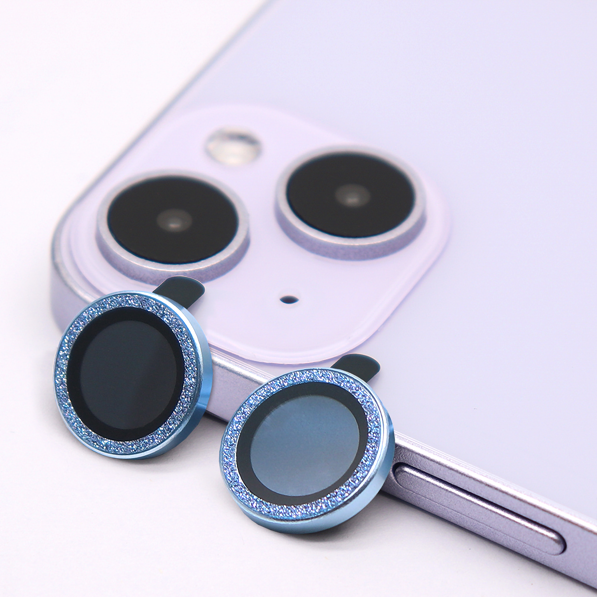 Camera Lens Protector - Blue Glitter