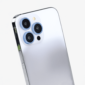 Camera Lens Protector - Blue Glitter - LoveHandle