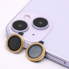 Camera Lens Protector - Gold Glitter