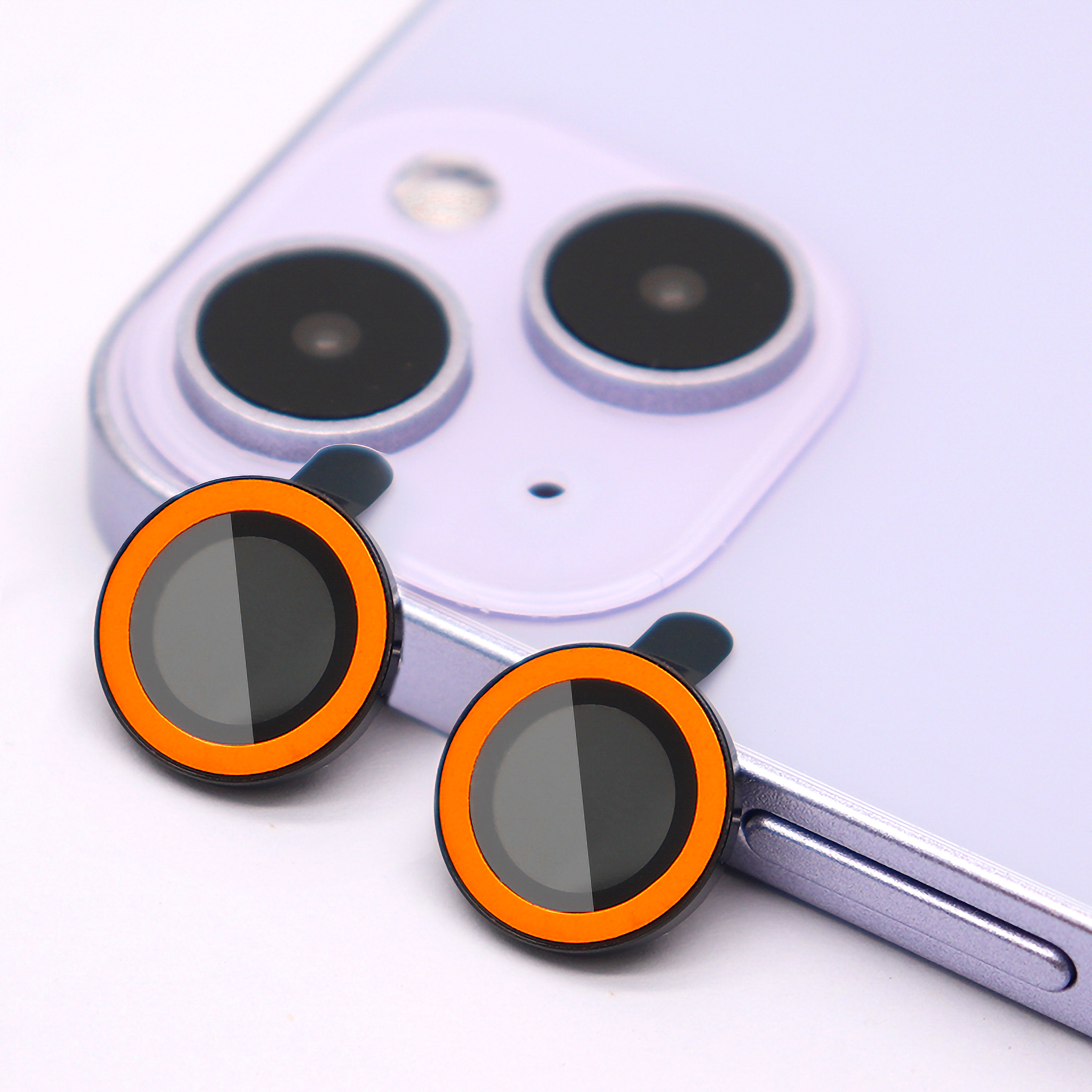 Camera Lens Protector - Glow Orange