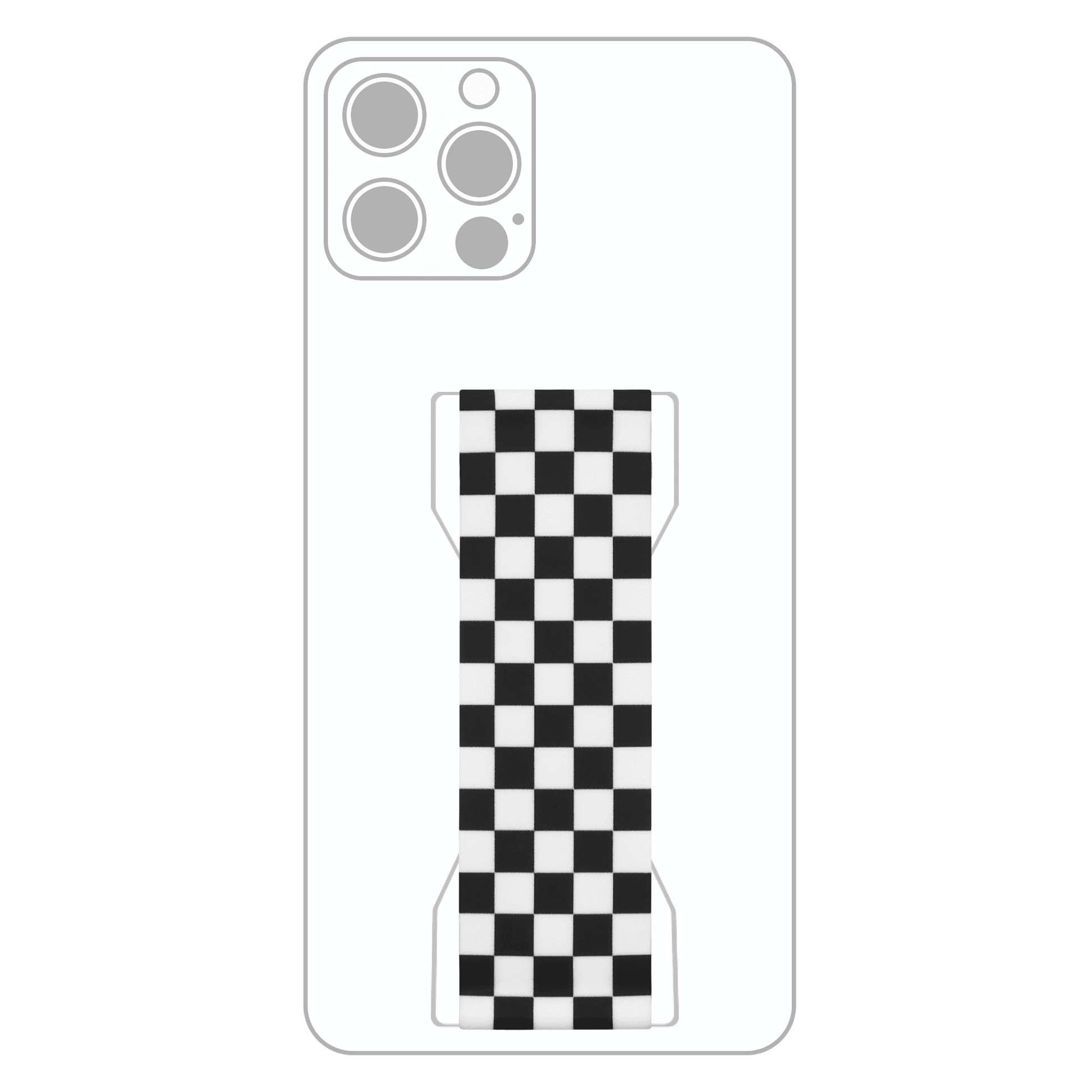 PRO Strap - Black and White Checkered - LoveHandle