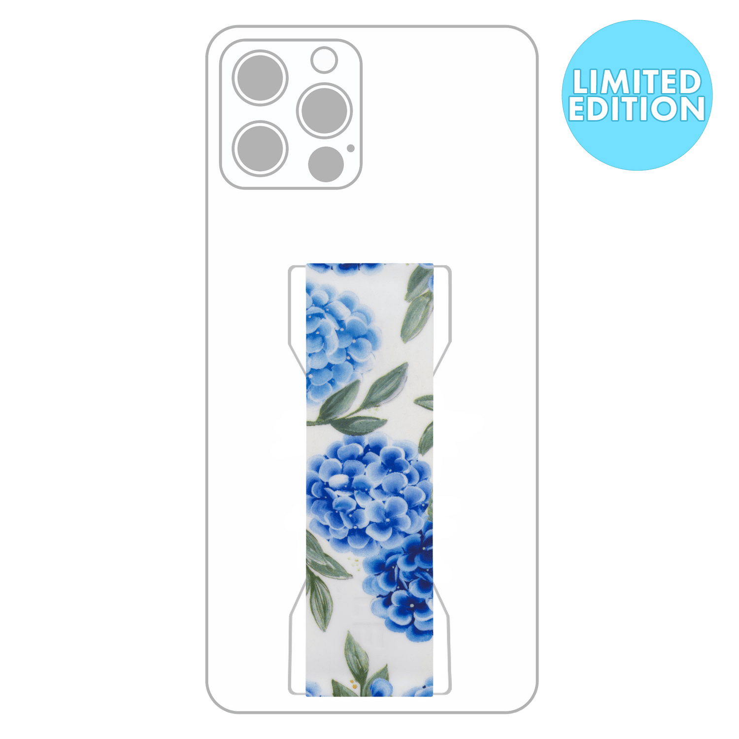 PRO Strap - Hydrangea Blues by Camilla Creations
