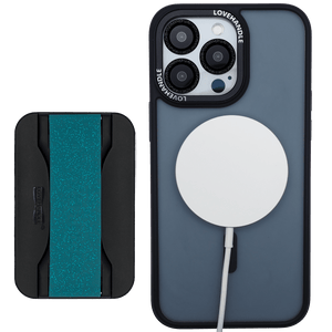 Total Package - PRO for Magsafe - Blue Agate Glitter