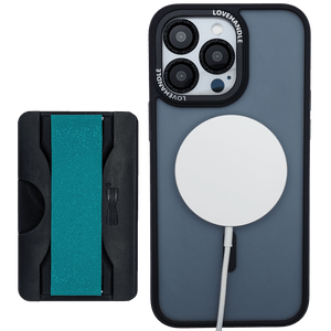 Total Package - PRO Wallet for MagSafe - Blue Agate Glitter