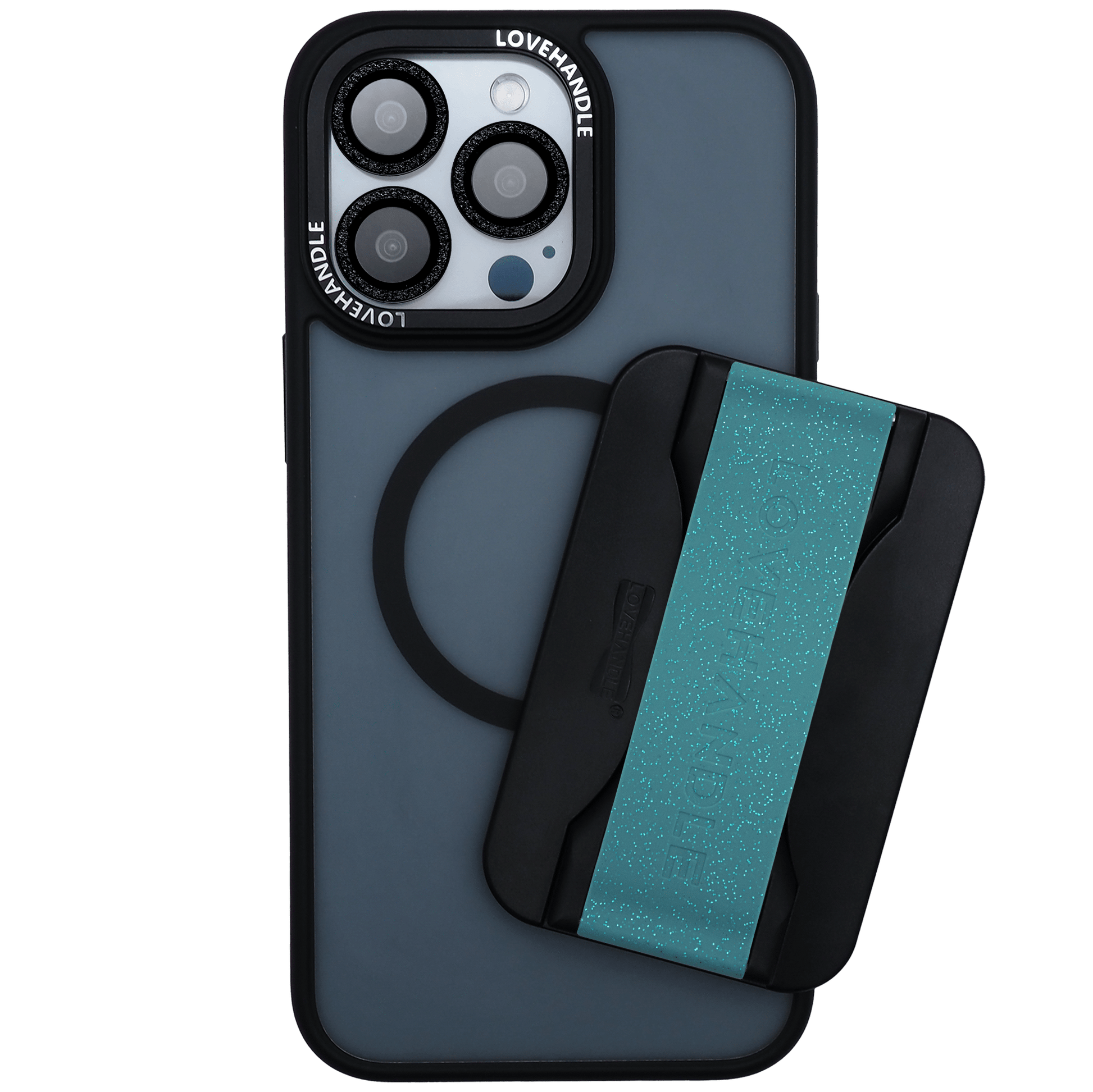 Total Package - PRO for Magsafe - Blue Agate Glitter