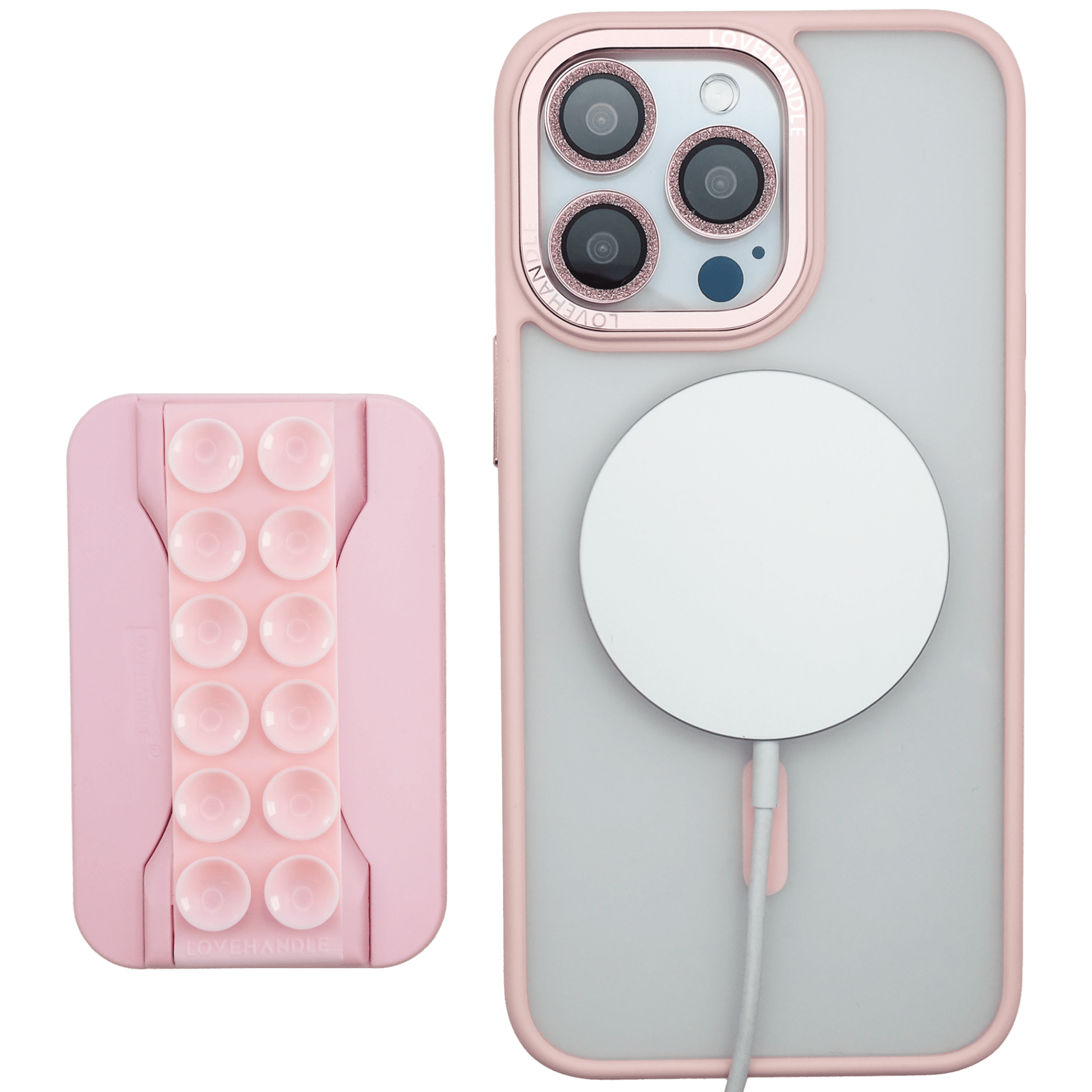 Total Package - PRO for MagSafe - Light Pink Suction