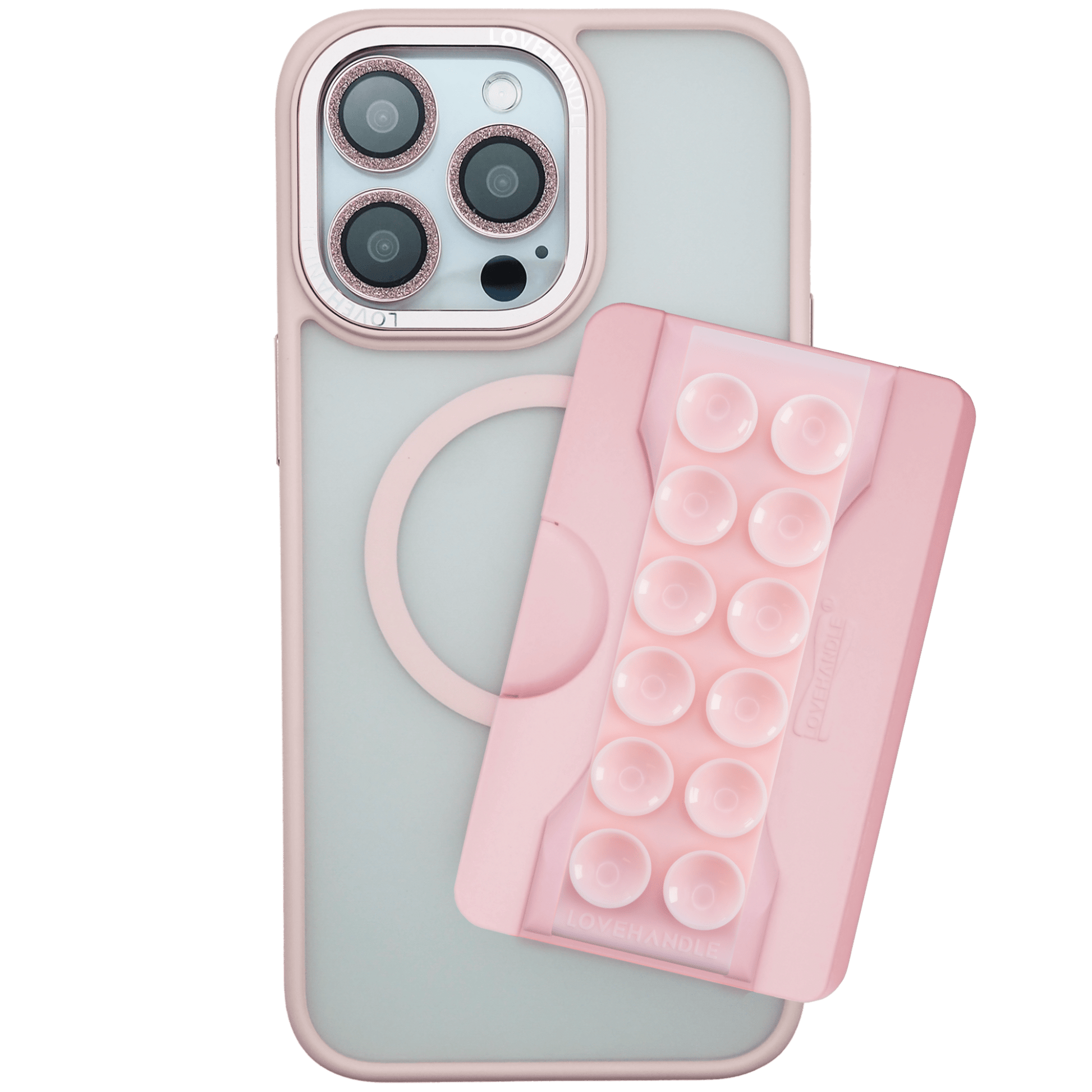 Total Package - PRO Wallet for MagSafe - Light Pink Suction