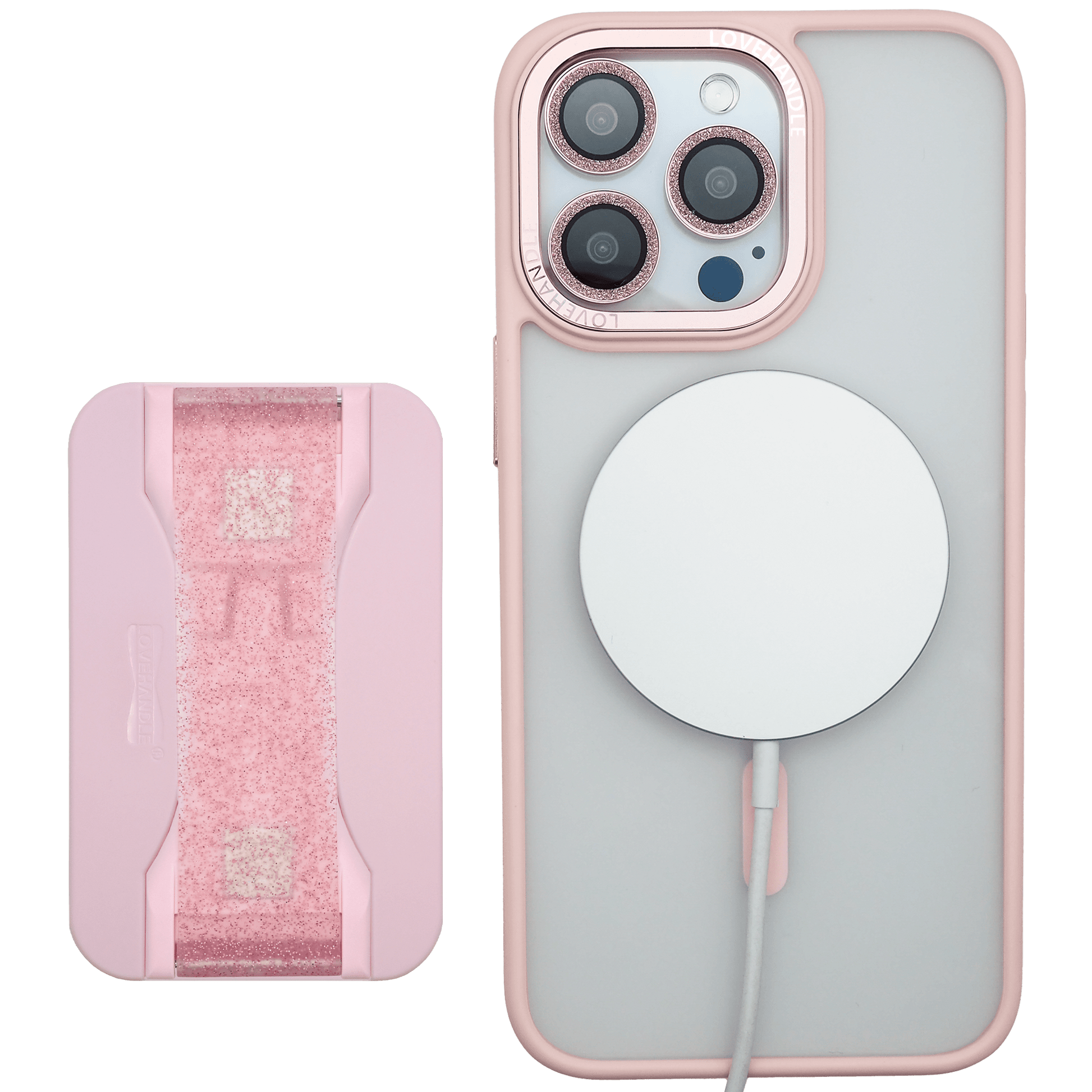 Total Package - PRO for Magsafe - Pink Diamond Glitter