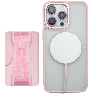 Total Package - PRO Wallet for MagSafe - Pink Diamond Glitter