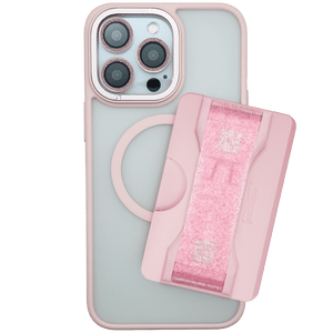 Total Package - PRO Wallet for MagSafe - Pink Diamond Glitter