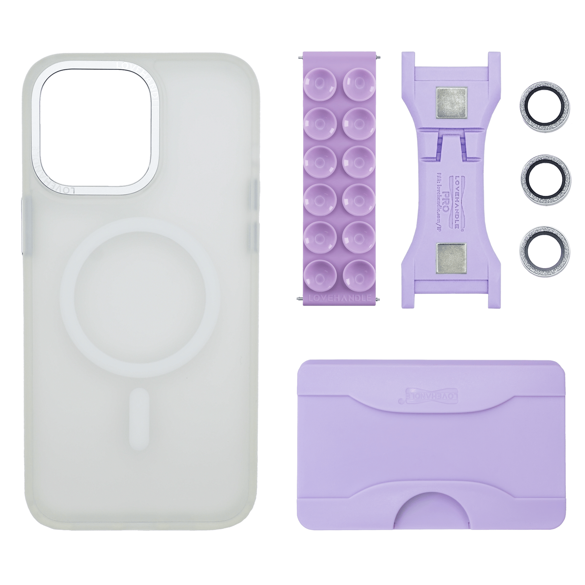 Total Package - PRO Wallet for MagSafe - Lavender Suction
