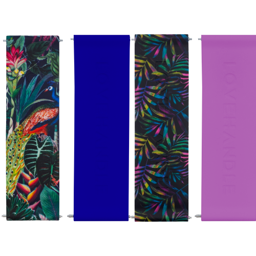 PRO Silicone Strap Bundle - Tropical Dreams, Reflex Blue, Iridescent, Electric Purple