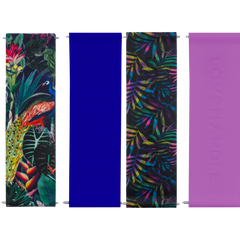 LoveHandle PRO Silicone Strap Bundle - Tropical Dreams, Reflex Blue, Iridescent, Electric Purple