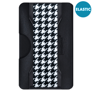 Cartera PRO para MagSafe Duo - Elástico con purpurina negra