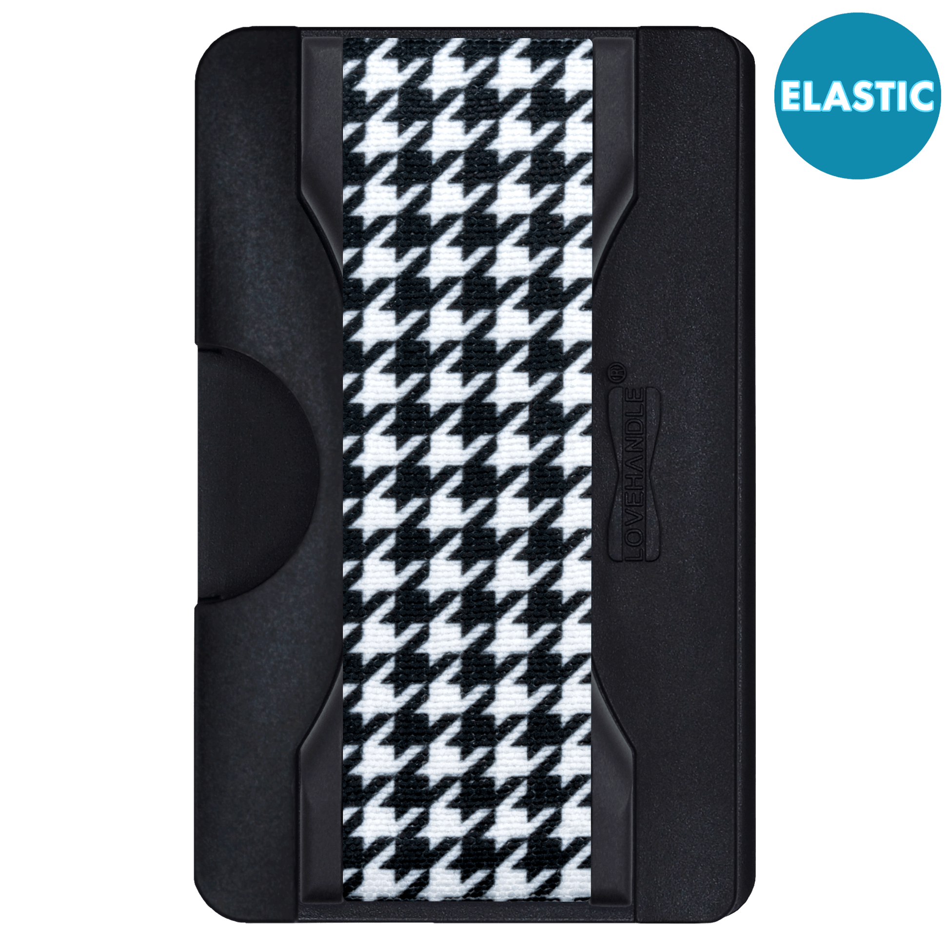 Cartera PRO para MagSafe Duo - Elástico con purpurina negra