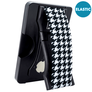 Cartera PRO para MagSafe Duo - Elástico con purpurina negra