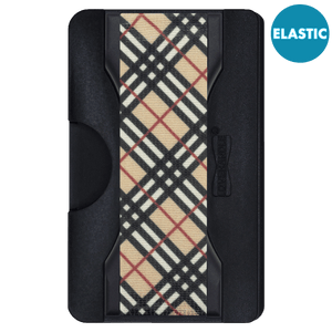 Cartera PRO para MagSafe Duo - Elástico con purpurina negra