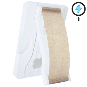 Cartera PRO para MagSafe®: billetera transparente con purpurina sobre fondo blanco