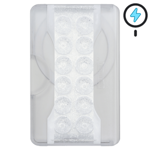 PRO Wallet for MagSafe - Crystal Clear Glitter Suction