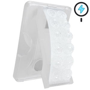 PRO Wallet for MagSafe - Crystal Clear Glitter Suction