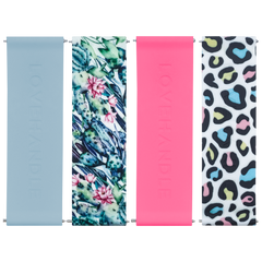 PRO Strap Bundle - Airy Blue, Cacti Field, Hot Pink, and Pastel Leopard